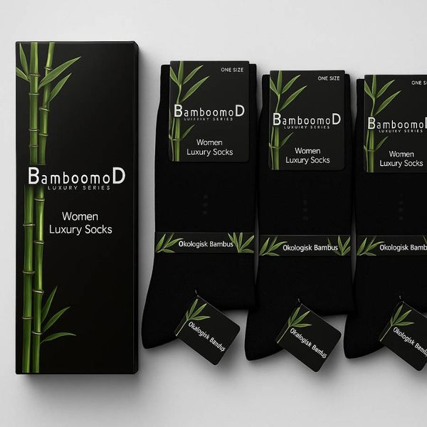 Hovedbilde 3 pack Luxury Bambus sokker Dame/Herre (liten str)